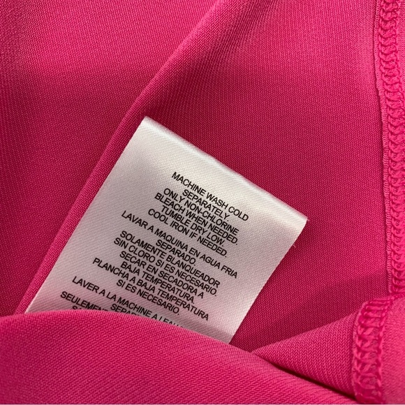 Ellen Tracy Pink Knit Top Woman 2X  Pull Over Cut Out Grommet Detail Casual - Picture 7 of 9